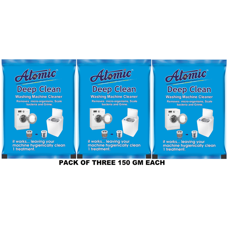 Washing Machine Tub/Drum Cleaner/ Descaler Powder for best cleaning of  front/top load, Atomic