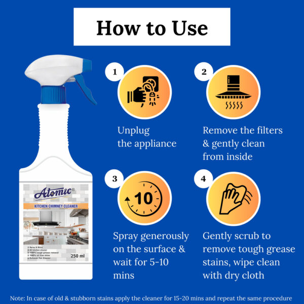 Kitchen Chimney Cleaner 250 ML-4